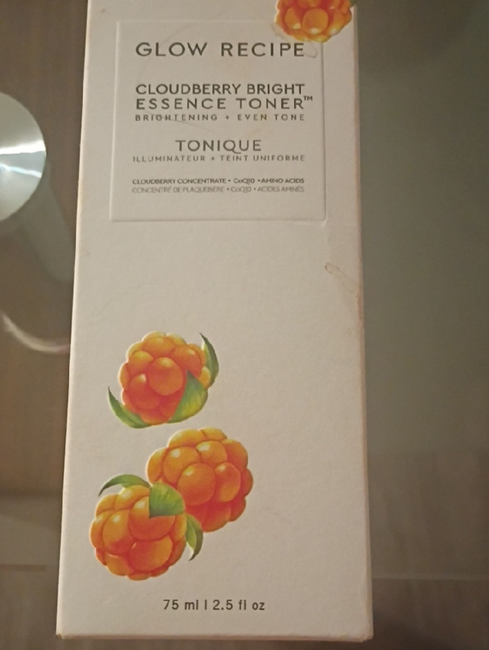 Glow Recipe Cloudberry Bright Essence Toner - Orange, Green, White